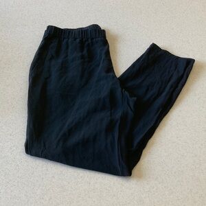 Eileen Fisher Black 100% Silk Pull-On Pants Women Size S/P